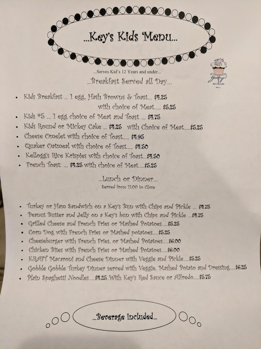 Menu Keys Cafe & Bakery-10