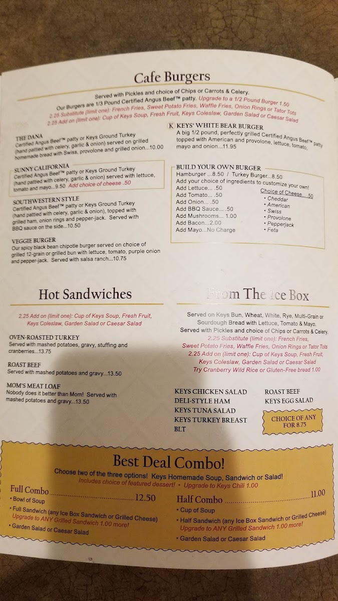 Menu Keys Cafe & Bakery-4